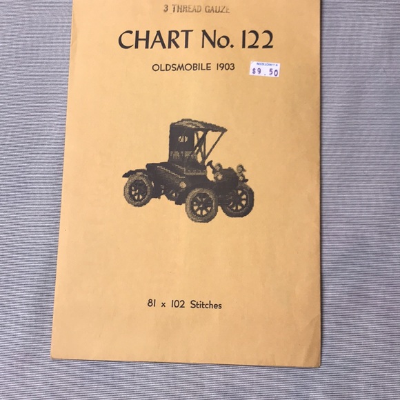 Babe Fuhrmann Needle Point Charts Vintage Cars Ford 1911 Oldsmobile 1903 Counted - Picture 3 of 5